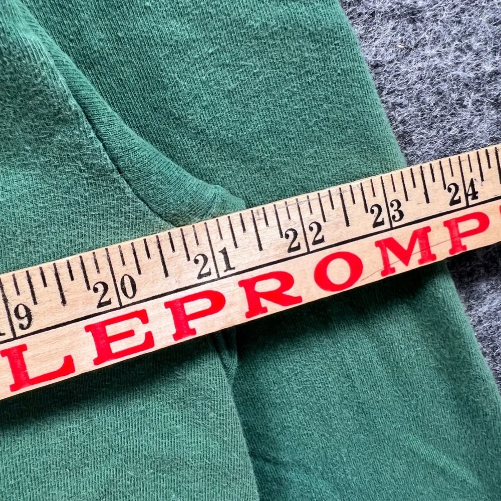 Vintage Hanes Beefy-T Long Sleeve Shirt Good Guy Environmental BP Green Large